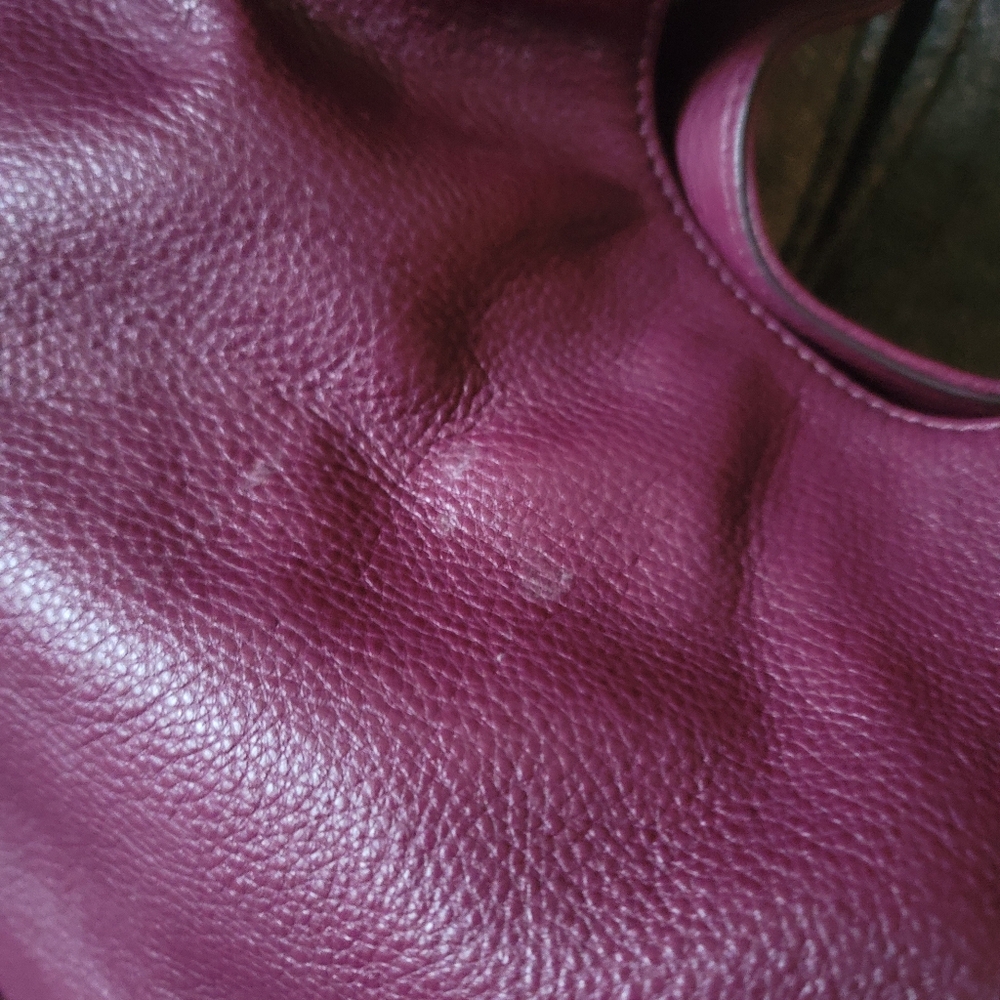Michael Kors Fulton Pebbled Leather Hobo Shoulder Bag - Picture 11 of 15